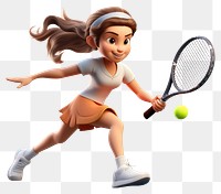 PNG Tennis cartoon sports racket. 