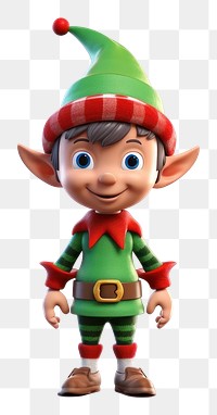 PNG Figurine cute toy elf. AI generated Image by rawpixel.