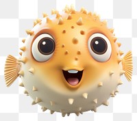 PNG Fufferfish animal underwater undersea. 