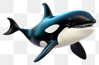 PNG Killer whale animal mammal shark. AI generated Image by rawpixel.