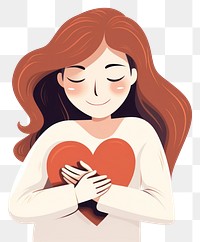 PNG Drawing adult woman love. AI generated Image by rawpixel.