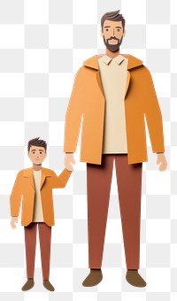 PNG Father sleeve child coat. AI generated Image by rawpixel.