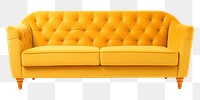 PNG Furniture sofa white background comfortable. 