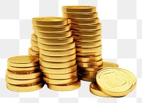 PNG Gold coin money  