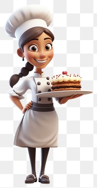 PNG Dessert cartoon food cake. AI generated Image by rawpixel.