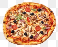 PNG Pizza olive food  