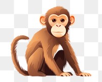 PNG Monkey wildlife mammal animal. AI generated Image by rawpixel.