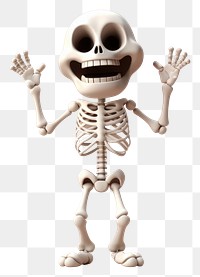 PNG Skeleton representation celebration cartoon. 