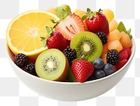 PNG Fruit bowl strawberry blueberry. 