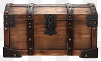 PNG Wood  briefcase container. 