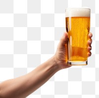 PNG Beer holding drink lager. AI generated Image by rawpixel.