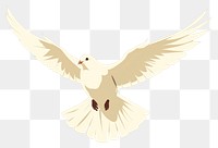 PNG White pigeon flying wildlife animal bird. AI generated Image by rawpixel.
