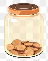 PNG Jar glass investment container. AI generated Image by rawpixel.