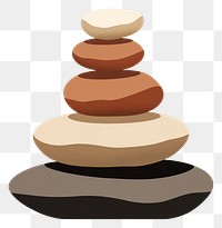 PNG Pebble creativity zen-like balance. 