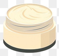 PNG Vintage skin cream dessert food container. AI generated Image by rawpixel.