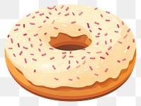 PNG Donut donut food confectionery. AI generated Image by rawpixel.