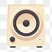 PNG Speaker electronics loudspeaker technology. AI generated Image by rawpixel.