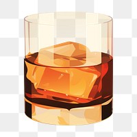 PNG Whiskey glass drink beverage whisky. 