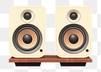 PNG Speakers electronics wood loudspeaker. 