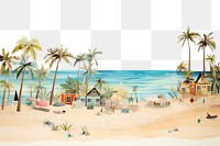 PNG Outdoors nature summer beach. AI generated Image by rawpixel.