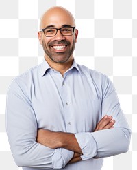 PNG Male business owner portrait glasses shirt