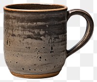PNG Japanese handmade ceramic mug coffee pottery drink. AI generated Image by rawpixel.