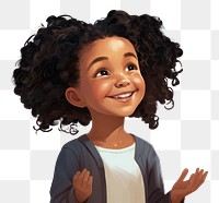 PNG Smile black girl kid portrait. AI generated Image by rawpixel.