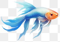 PNG Fish goldfish animal pomacentridae. AI generated Image by rawpixel.