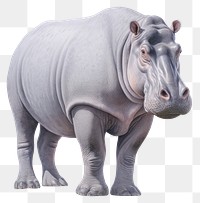 PNG Hippopotamus wildlife elephant animal. AI generated Image by rawpixel.