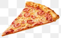 PNG Pizza food red white background. AI generated Image by rawpixel.