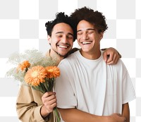 PNG Romantic young happy couple two gay laughing smiling smile. 