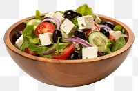 PNG Salad bowl food greek salad. AI generated Image by rawpixel.