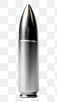 PNG Bullet ammunition weapon white background. AI generated Image by rawpixel.