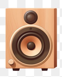 PNG Speaker electronics wood loudspeaker. 