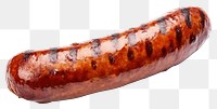 PNG Bbq sausage food white background bratwurst. 