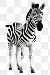 PNG Zebra zebra wildlife cartoon. 