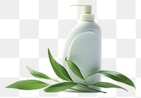 PNG Body care bottle plant leaf. 