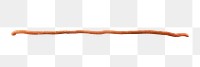 PNG A long rope white background brown single object. 