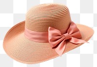 PNG Ribbon bow hat white background. AI generated Image by rawpixel.