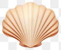 PNG Scallop-seashell clam white background invertebrate. 