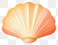 PNG Scallop-seashell clam white background invertebrate. 