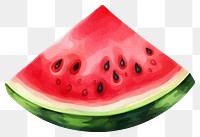 PNG Watermelon fruit slice plant. 