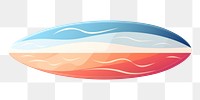PNG Surfboard white background circle sports. AI generated Image by rawpixel.