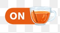 PNG Hot tea slide icon, transparent background