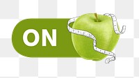 PNG Apple slide icon, transparent background