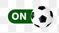 PNG On football icon, transparent background