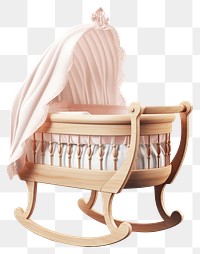 PNG Baby cradle furniture bed 