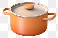 PNG Cooking pot white background appliance saucepan. AI generated Image by rawpixel.