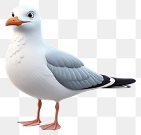 PNG Seagull cartoon animal white. 