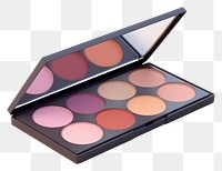 PNG Eyeshadow palette cosmetics white background variation.